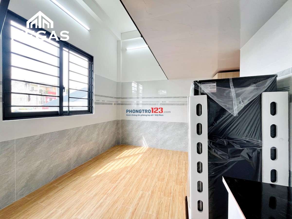 CHO THUÊ PHÒNG TRỌ CÓ GÁC FULL NỘI THẤT CỬA SỔ LỚN, 35M2