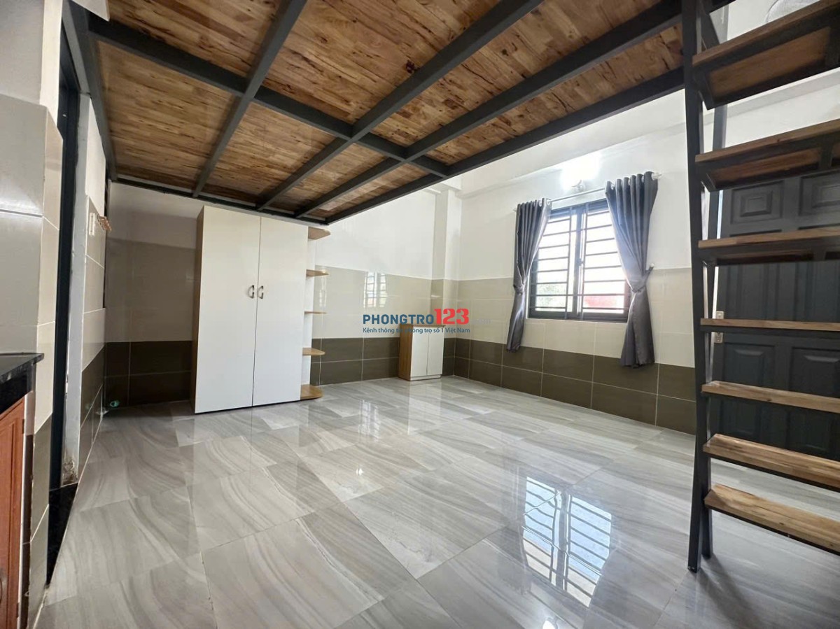 CHO THUÊ PHÒNG TRỌ CÓ GÁC FULL NỘI THẤT CỬA SỔ LỚN, 35M2