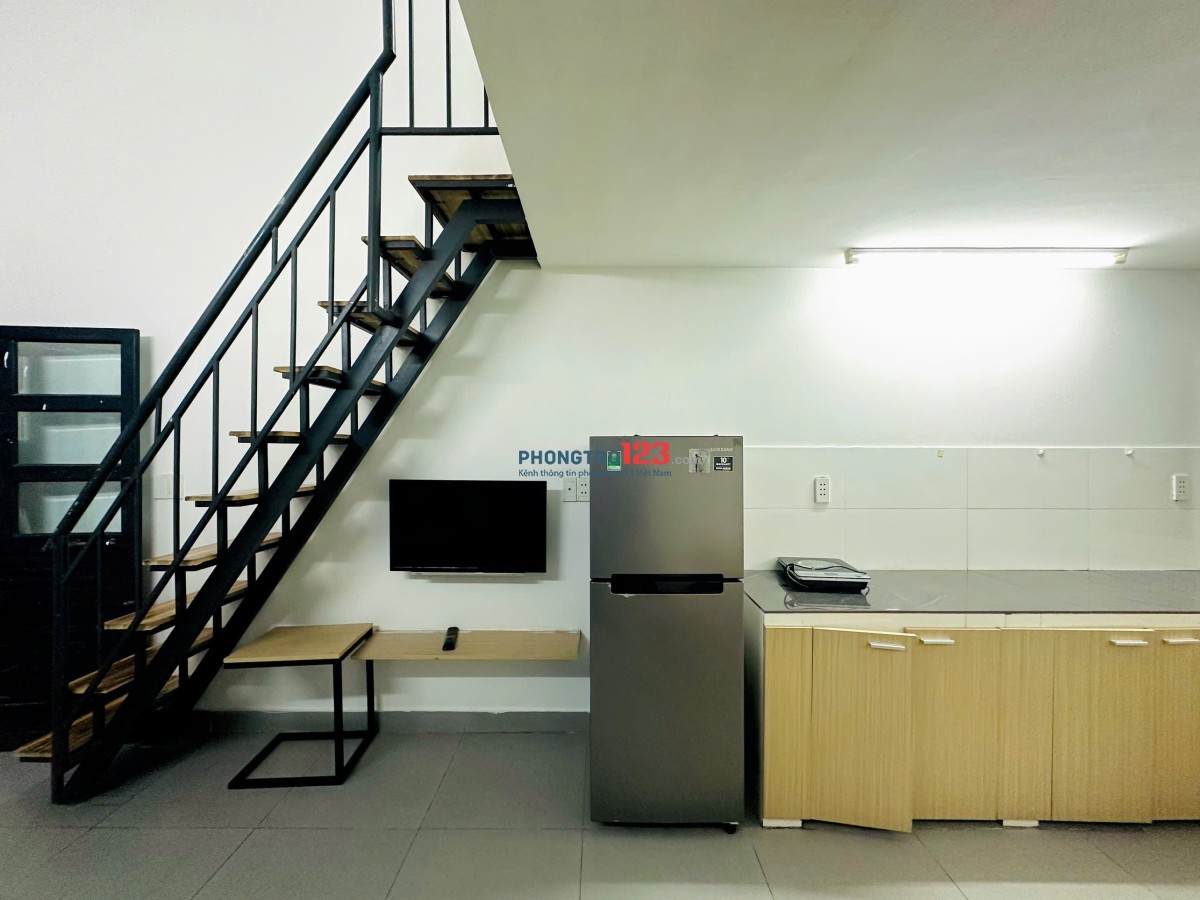 Phòng trọ CAO CẤP, 1 trệt 1 lầu cực rộng, Full nội thất máy giặt riêng, Ở được 3-4 người