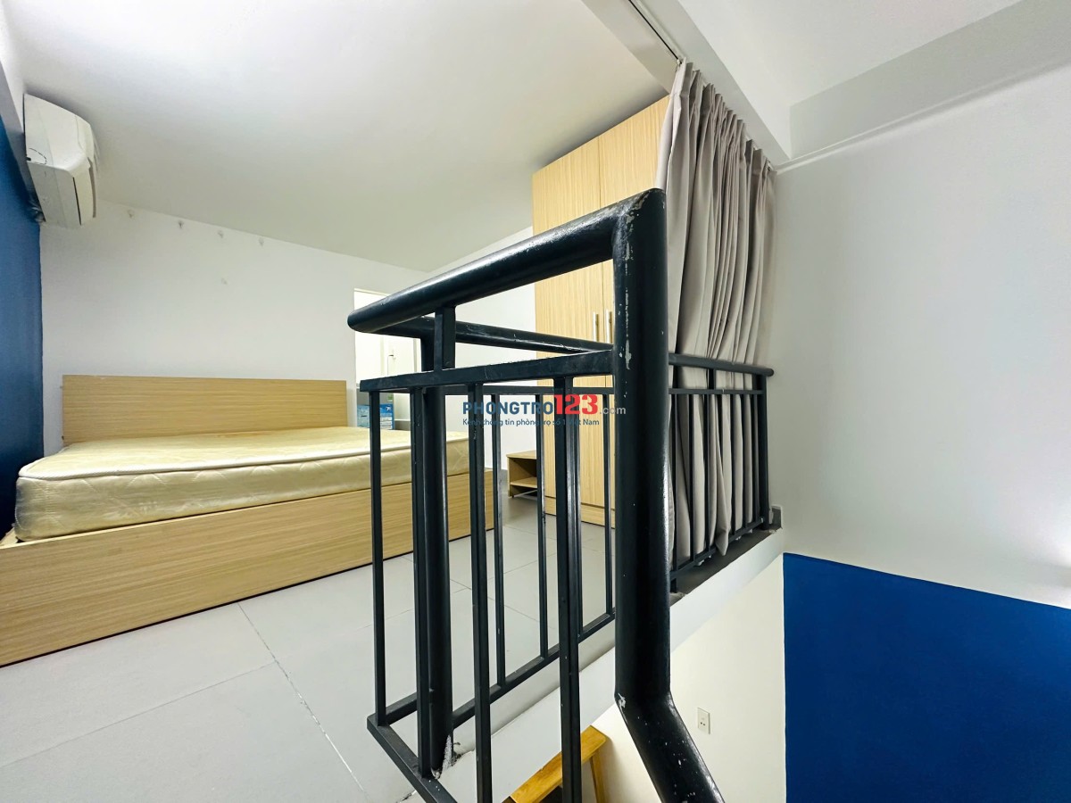 Phòng trọ CAO CẤP, 1 trệt 1 lầu cực rộng, Full nội thất máy giặt riêng, Ở được 3-4 người