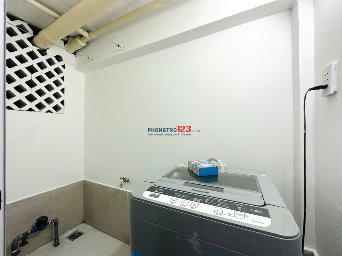 Phòng trọ CAO CẤP, 1 trệt 1 lầu cực rộng, Full nội thất máy giặt riêng, Ở được 3-4 người