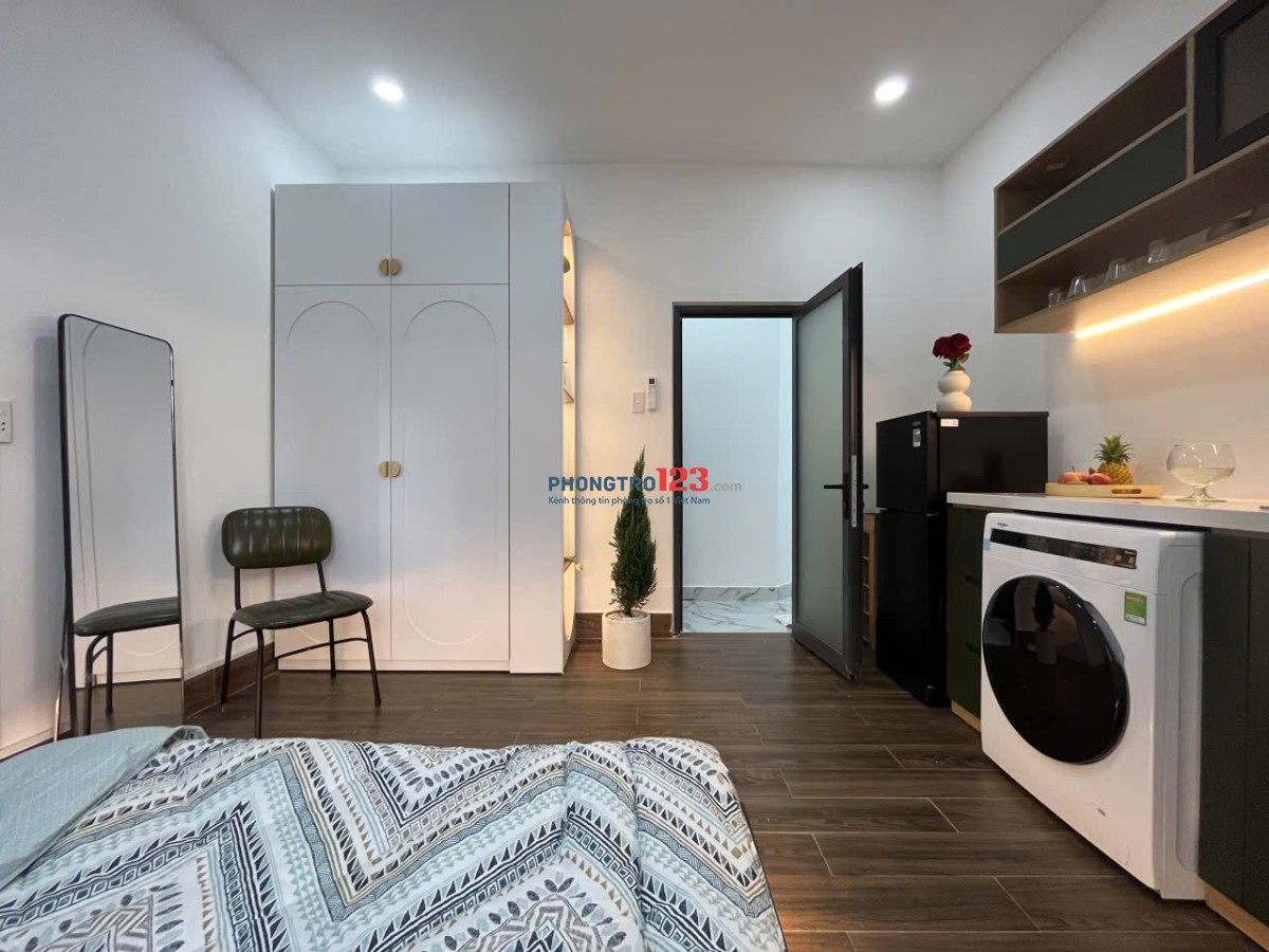 CHO THUÊ CĂN HỘ STUDIO FULL NỘI THẤT GẦN NGÃ TƯ BẢY HIỀN - TÂN BÌNH