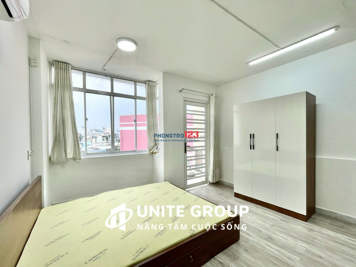 CHO THUÊ PHÒNG BAN CÔNG RỘNG 38M2_FULL NỘI THẤT GẦN NGÃ TƯ PHÚ NHUẬN, PHAN ĐĂNG LƯU GIÁP Q1, SÂNBAY