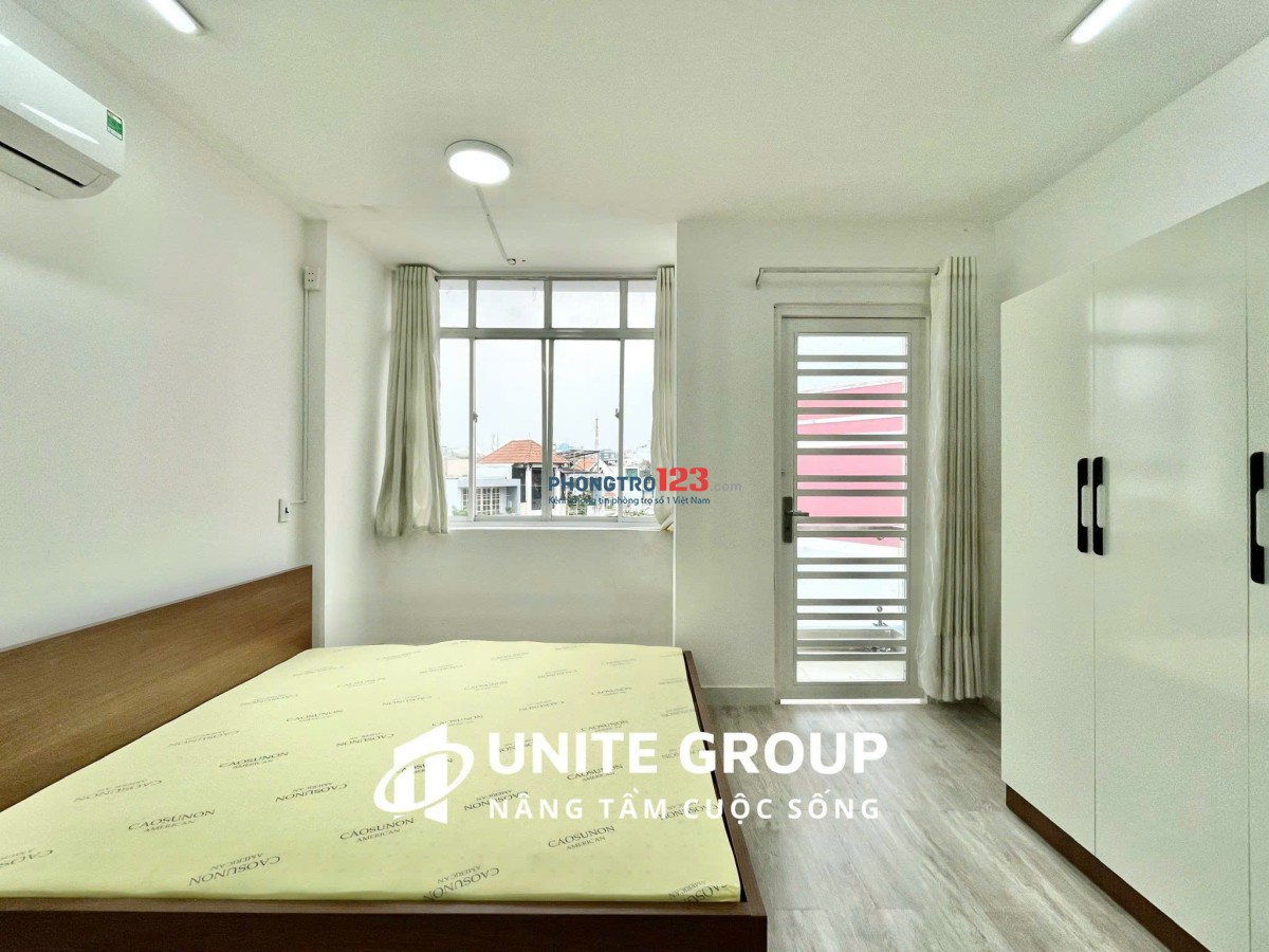 CHO THUÊ PHÒNG BAN CÔNG RỘNG 38M2_FULL NỘI THẤT GẦN NGÃ TƯ PHÚ NHUẬN, PHAN ĐĂNG LƯU GIÁP Q1, SÂNBAY