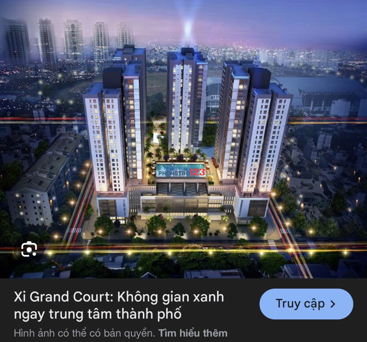 Cho thuê phòng Ở Ghép Phòng Chung cư Cao Cấp Xi Grand Court - Đầy Đủ Đồ có sẵn