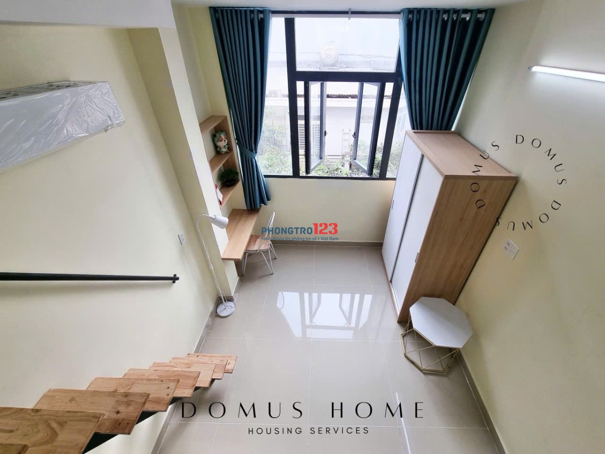 CHO THUÊ CHDV GÁC CAO 2M SÁT TDTU-RMIT-LOTTE, DỄ DI CHUYỂN SANG Q4-Q1-Q8 PHÒNG MỚI FNT CAO CẤP