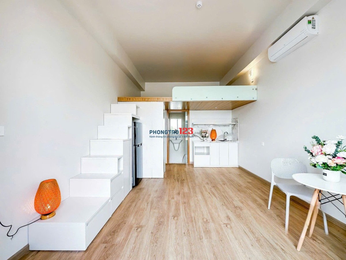 CHO THUÊ CHDV GÁC CAO 2M SÁT TDTU-RMIT-LOTTE, DỄ DI CHUYỂN SANG Q4-Q1-Q8 PHÒNG MỚI FNT CAO CẤP