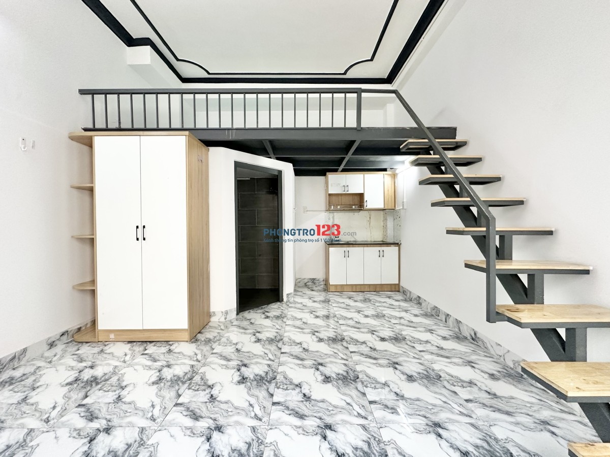 Cho thuê phòng gác rộng full nội thất/an ninh tốt - Nguyễn Duy Trinh, Quận 2