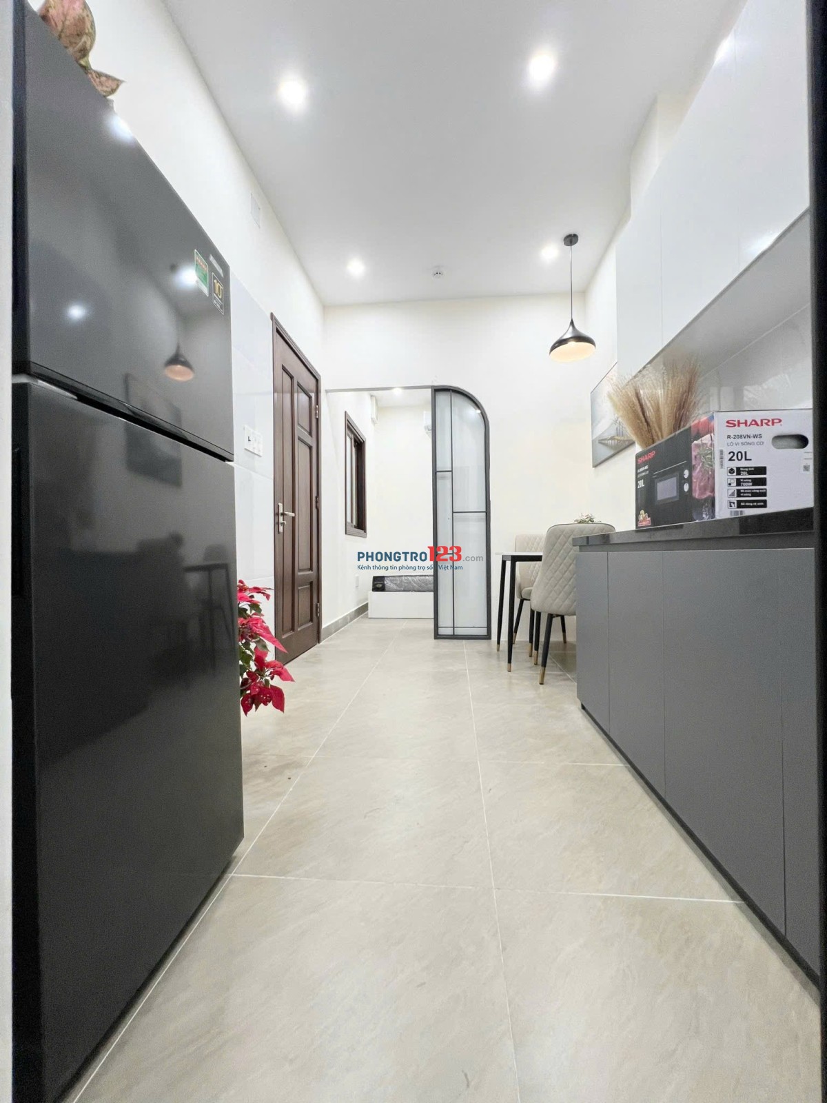 CHO THUÊ CĂN HỘ MỚI 1PN- BÙI ĐÌNHTUÝ, BÌNH THẠNH - NỘI THẤT MỚI