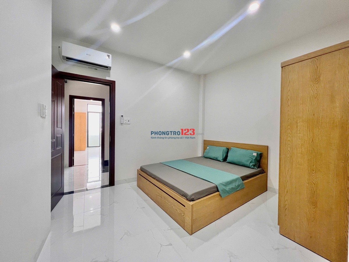 PHÒNG NEW 100% THOÁNG MÁT 25M2 5’ ĐI GO TRƯỜNG CHINH