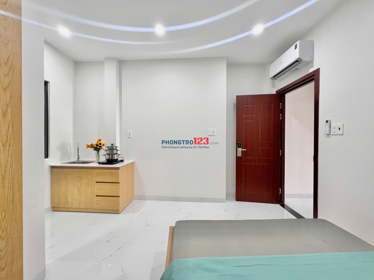 PHÒNG NEW 100% THOÁNG MÁT 25M2 5’ ĐI GO TRƯỜNG CHINH