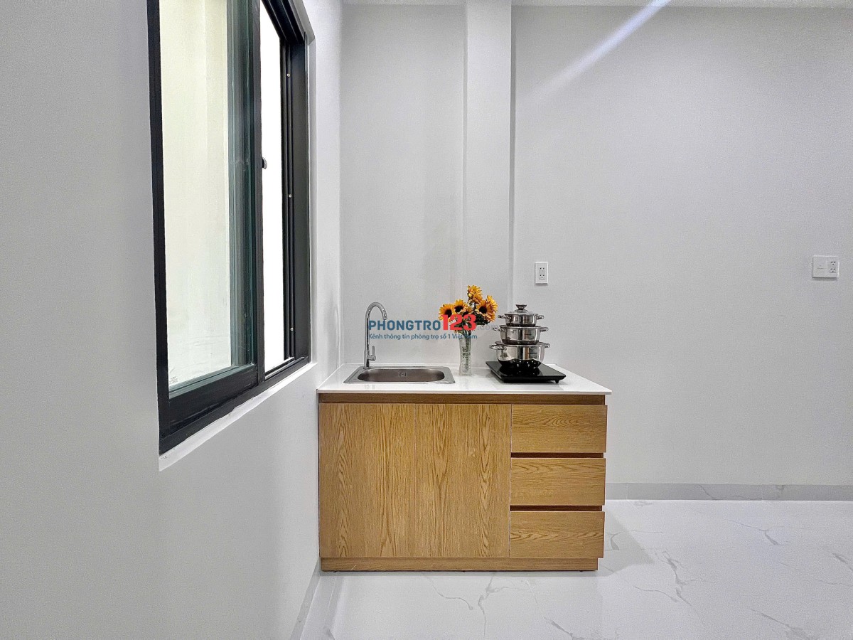 PHÒNG NEW 100% THOÁNG MÁT 25M2 5’ ĐI GO TRƯỜNG CHINH