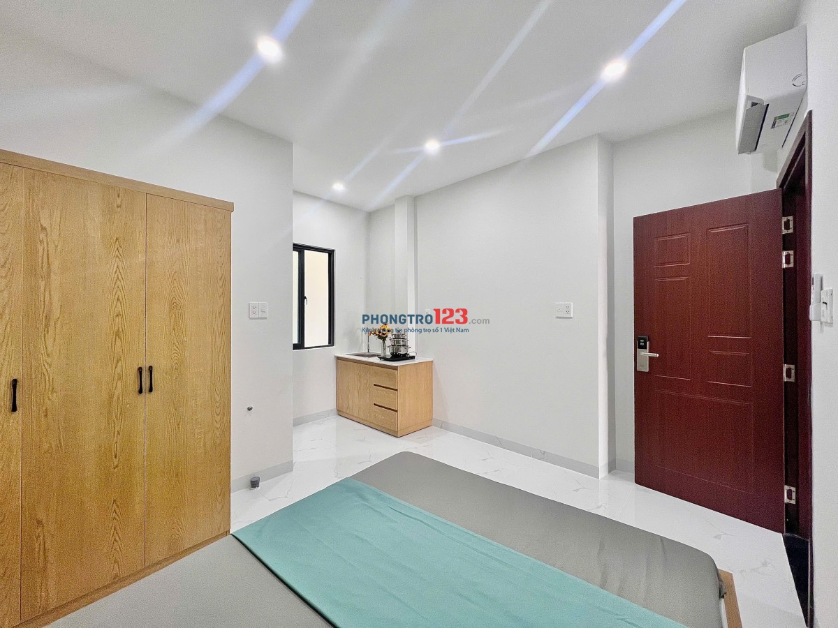 PHÒNG NEW 100% THOÁNG MÁT 25M2 5’ ĐI GO TRƯỜNG CHINH