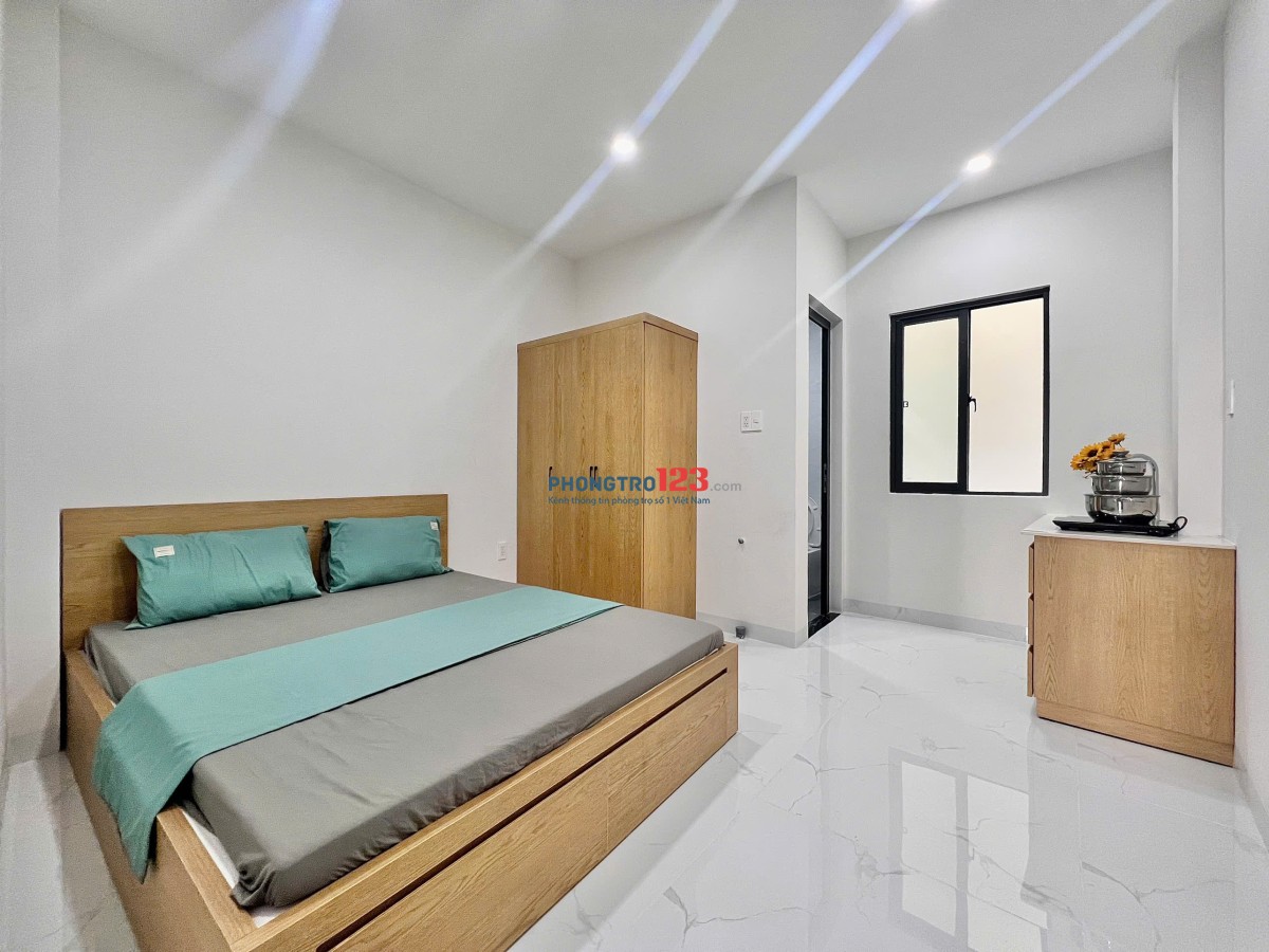 PHÒNG NEW 100% THOÁNG MÁT 25M2 5’ ĐI GO TRƯỜNG CHINH