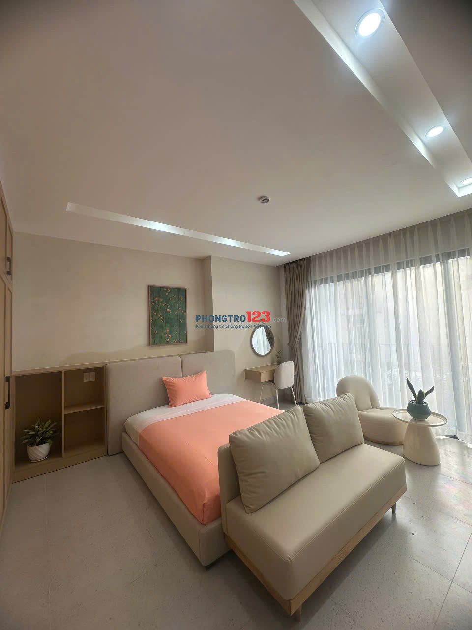 Studio Ban Công Xanh Mát - Vị trí Trần Xuân Soạn Q7, Thuận tiện qua Q1/Q4, Diện Tích 40m2