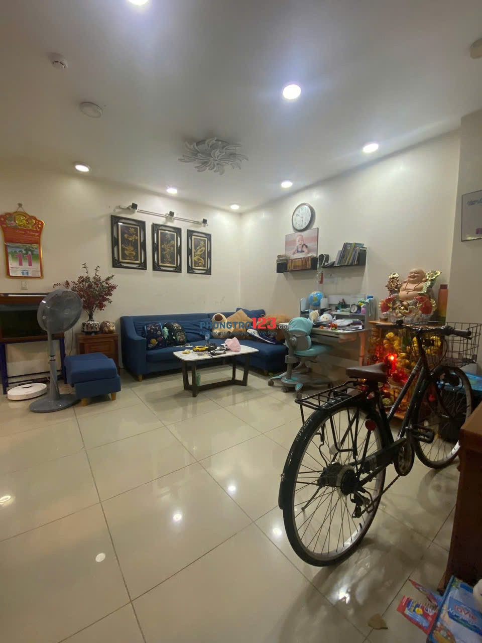 Chung cư Phú Thạnh, Nguyễn Sơn, TP: 50m2, 1p ngủ, nhà mới, 7tr