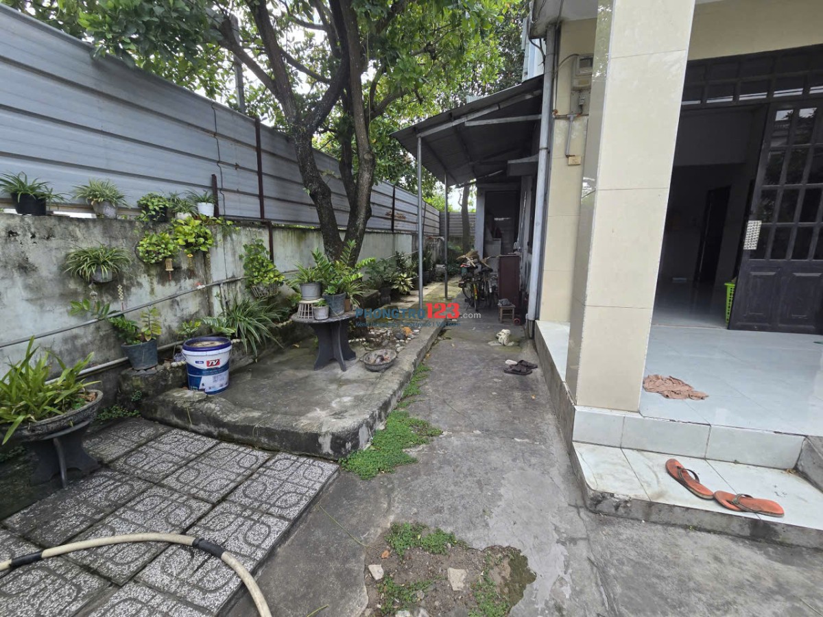 Cần cho thuê nhà cấp 4 có sân đậu xe hơi và sân vườn rộng rãi