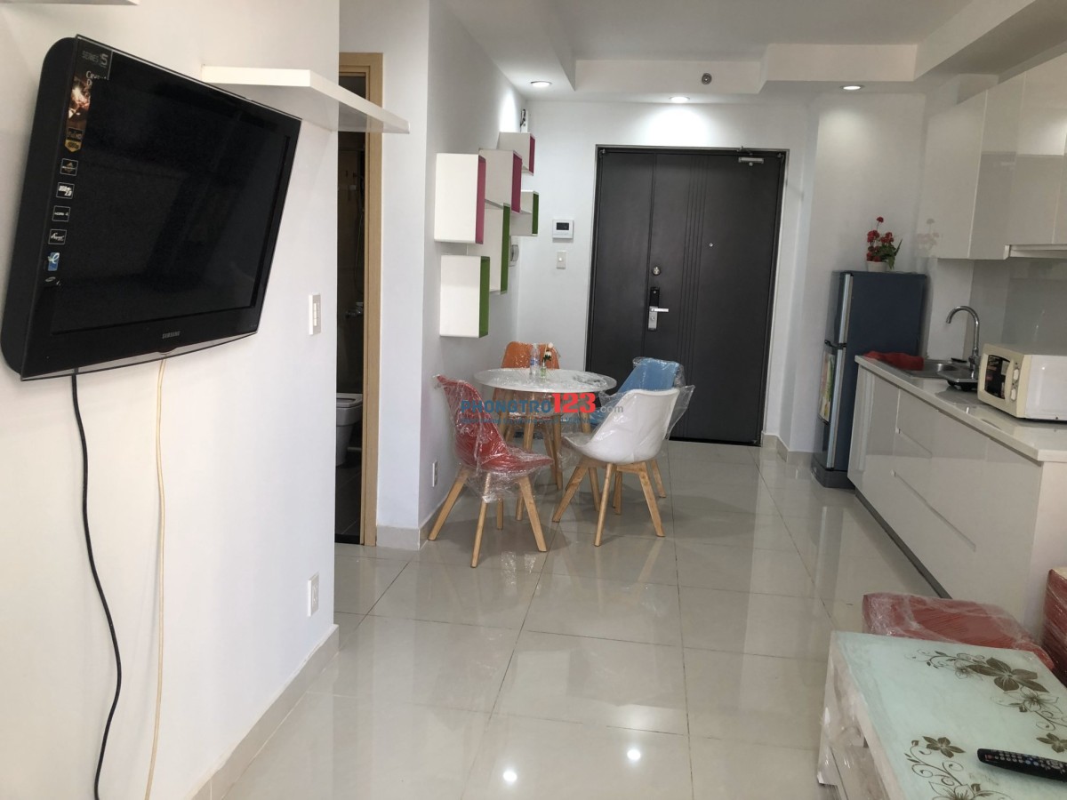 Căn hộ 8x Plus Trường Chinh,Q12 chỉ 7,5tr có 2p ngủ, có Nội thất.