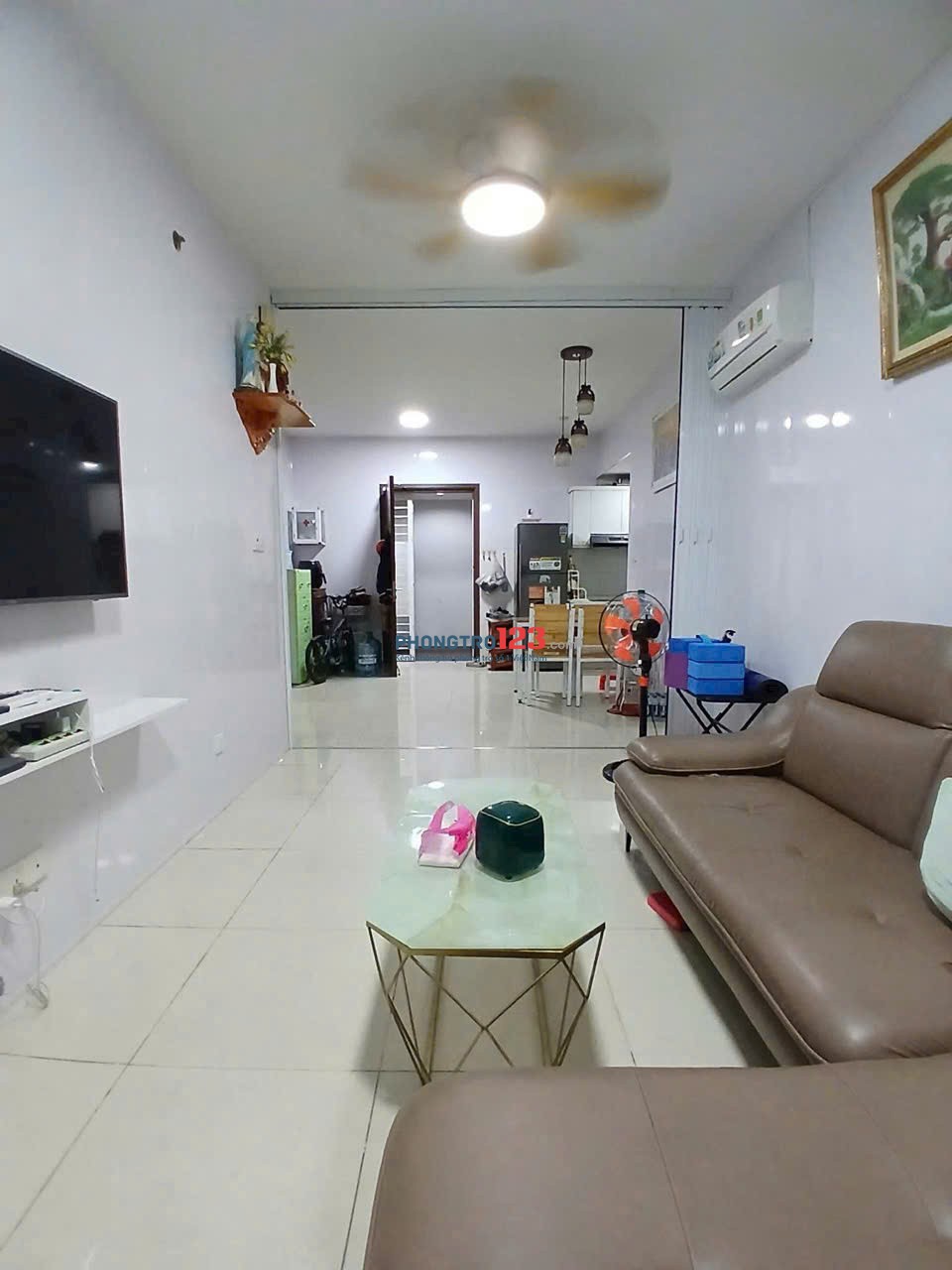 Cho thuê căn 3p Carillon 2, Tân Phú có nội thất giá 10tr