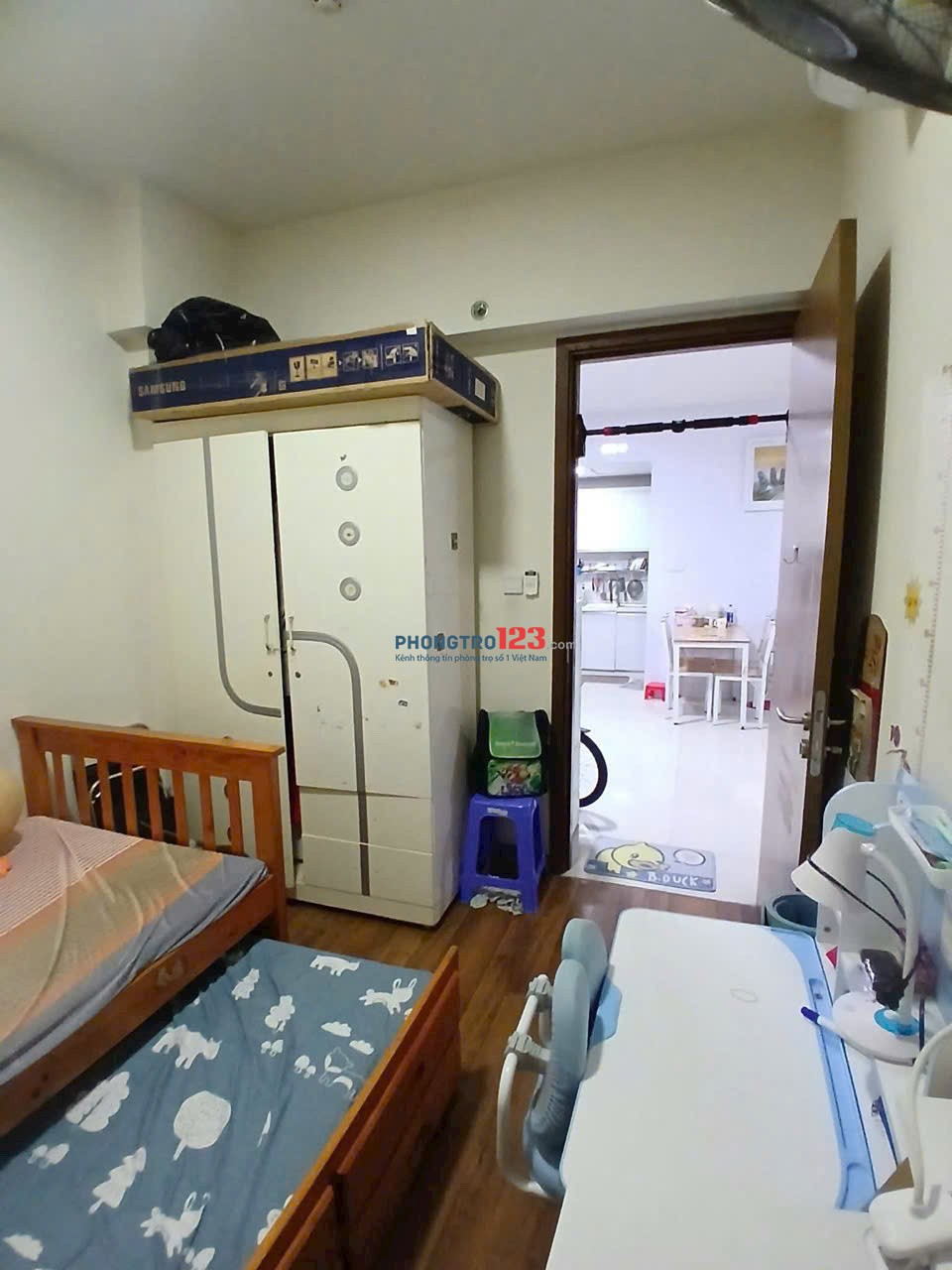 Cho thuê căn 3p Carillon 2, Tân Phú có nội thất giá 10tr