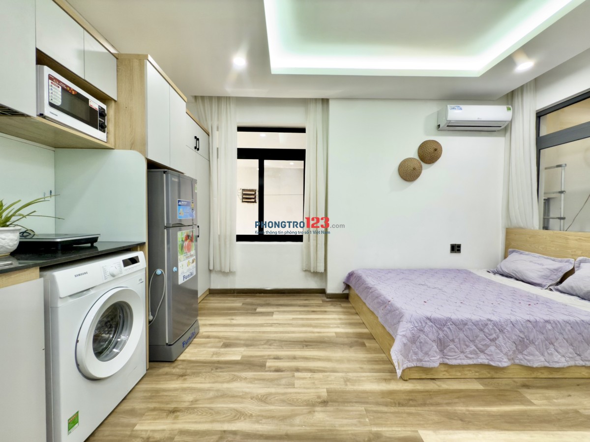 CHO THUÊ CĂN HỘ STUDIO FULL NỘI THẤT - CỬA SỔ TRỜI - NGAY NGÃ TƯ BẢY HIỀN - QUẬN TÂN BÌNH