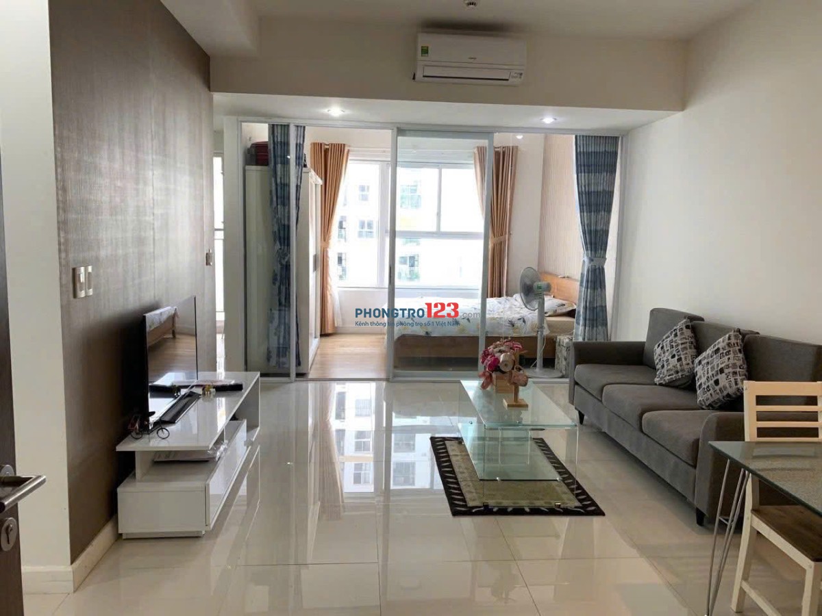 Chung cư Cộng Hoà Plaza, P4, TB: 50m2, 1PN, WC full NT, 11tr/th