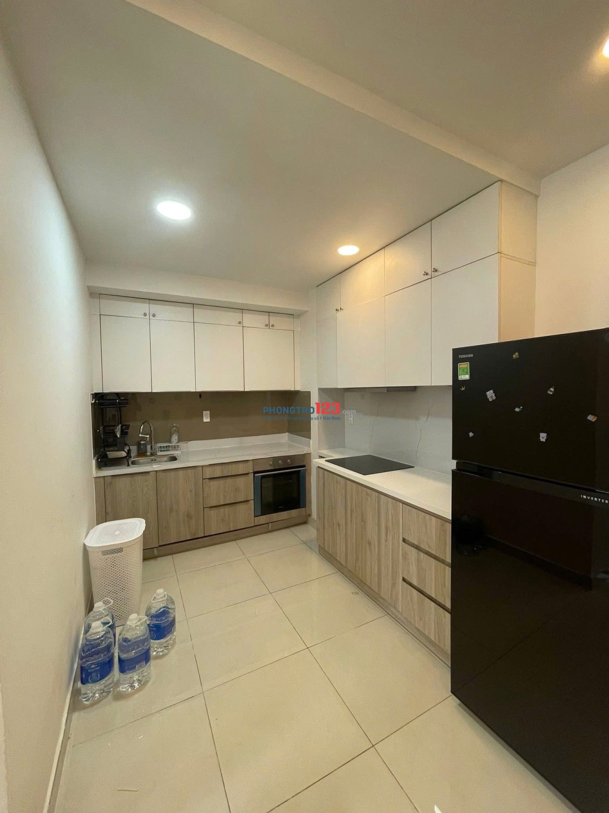 Chung cư Carillon 1, Hoàng Hoa Thám, 50m2, 1PN, Nội thất, 11tr/th.