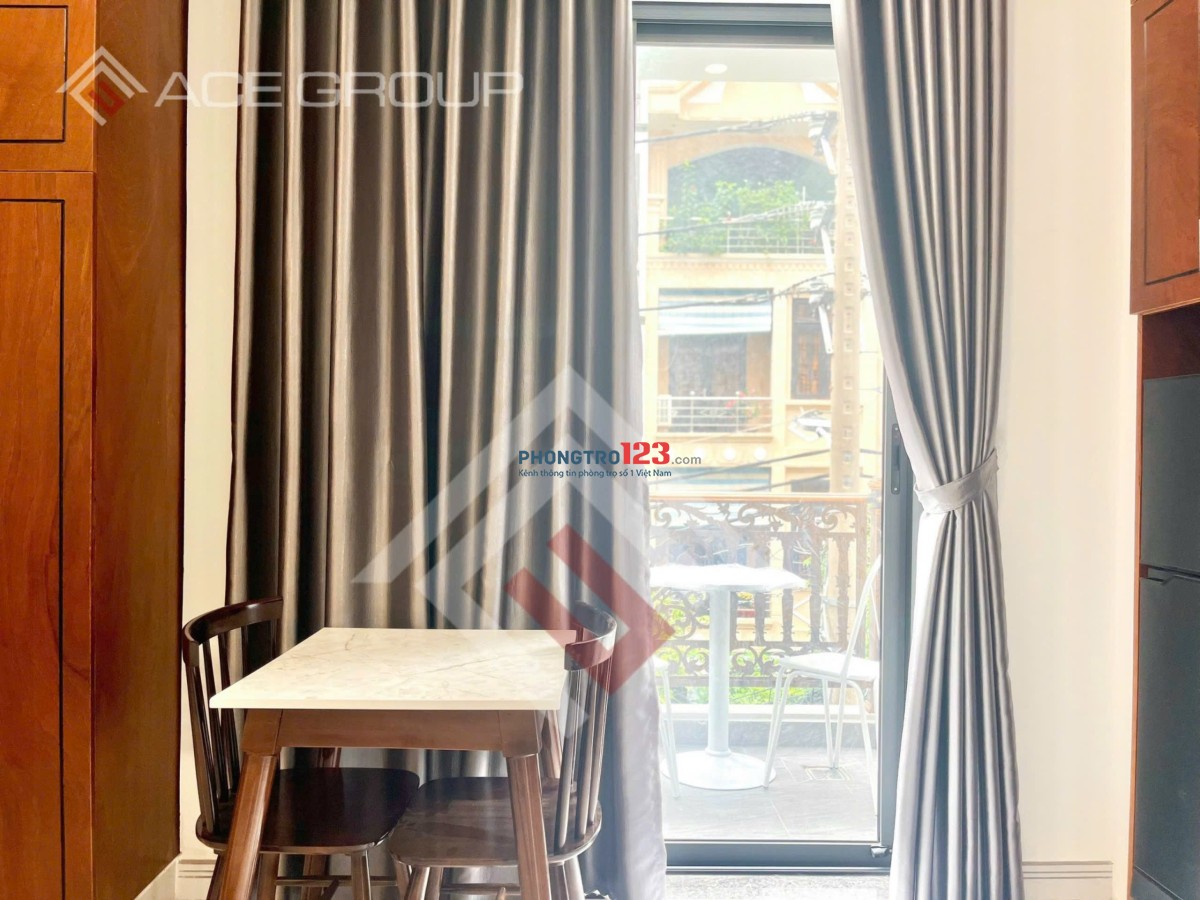 Căn hộ 1pn ban công full nội thất rộng 40m2 gần công viên Hoàng Văn Thụ, Lăng Cha Cả quận Tân Bình