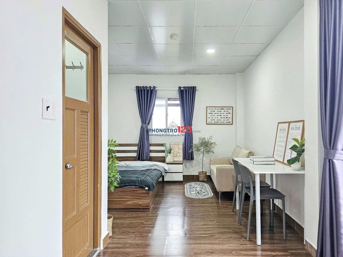 CHO THUE CĂN HỘ MINI full nội thất tại quận 7 Gần TDT,RMIT, LOTE…. BAN CÔNG