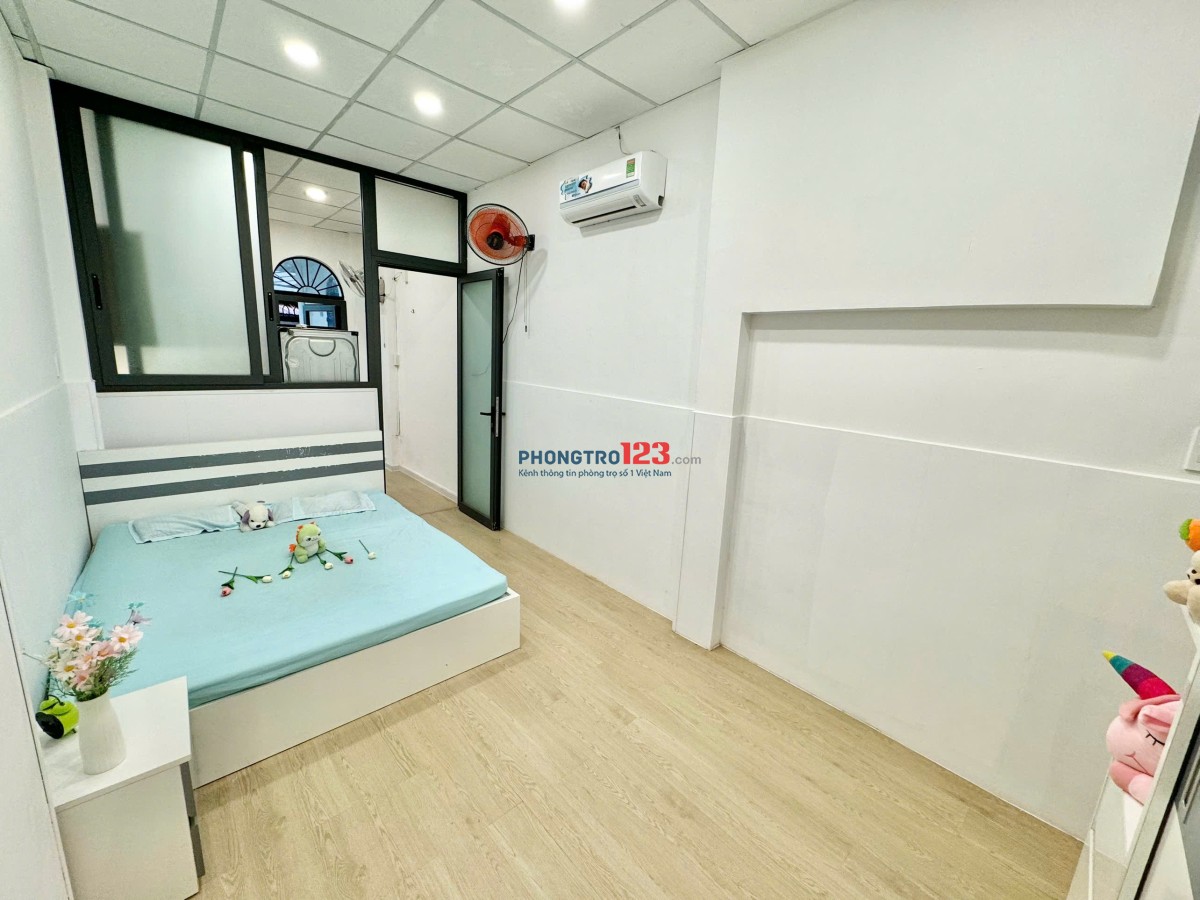 Cho thuê phòng trọ 1PN tách bếp Full NT gần Q1, Q2 35m2 Bếp siêu rộng Xô Viết Nghệ Tĩnh, Bình Thạnh