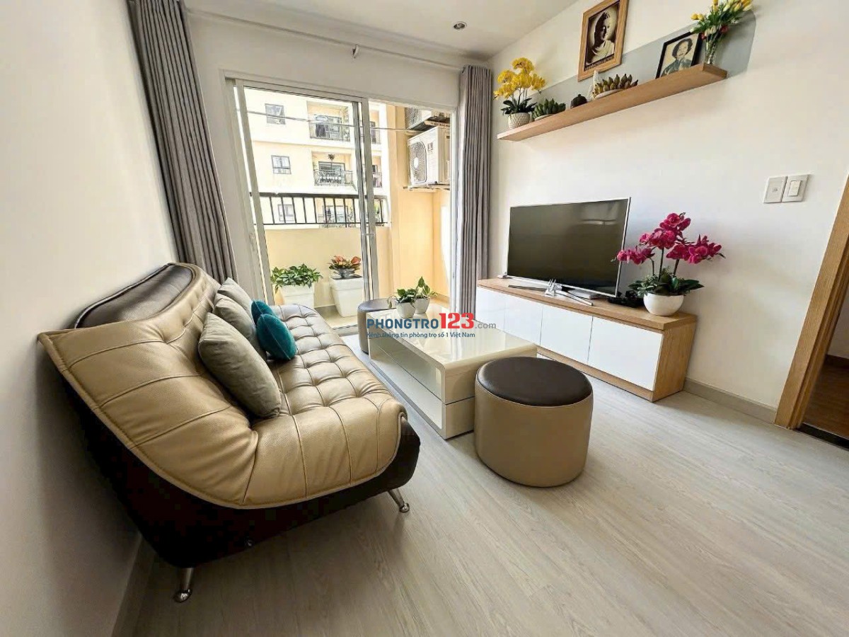 Cho thuê chung cư Melody Residence, Âu cơ Tân Phú 2Pn, 2WC 90m2 FULL nội thất giá 12tr/th