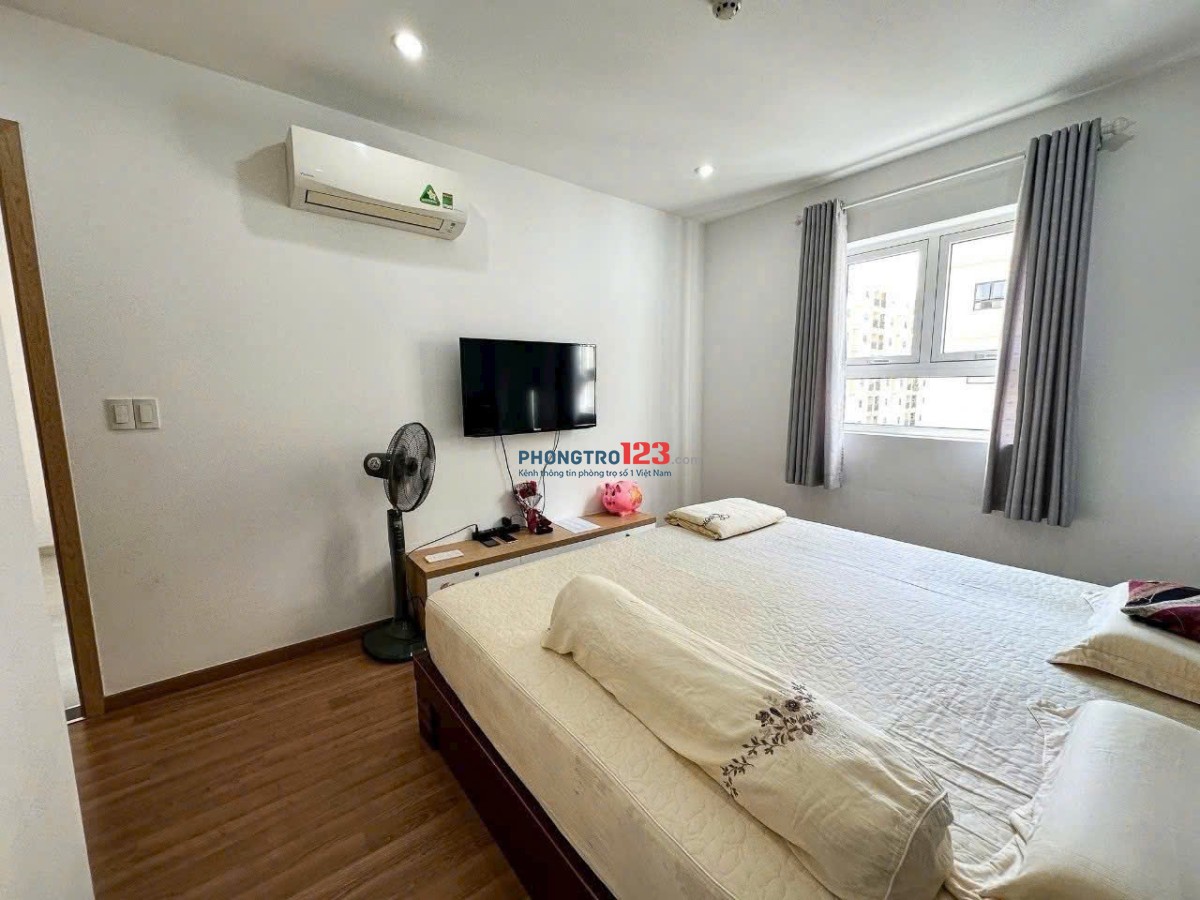 Cho thuê chung cư Melody Residence, Âu cơ Tân Phú 2Pn, 2WC 90m2 FULL nội thất giá 12tr/th