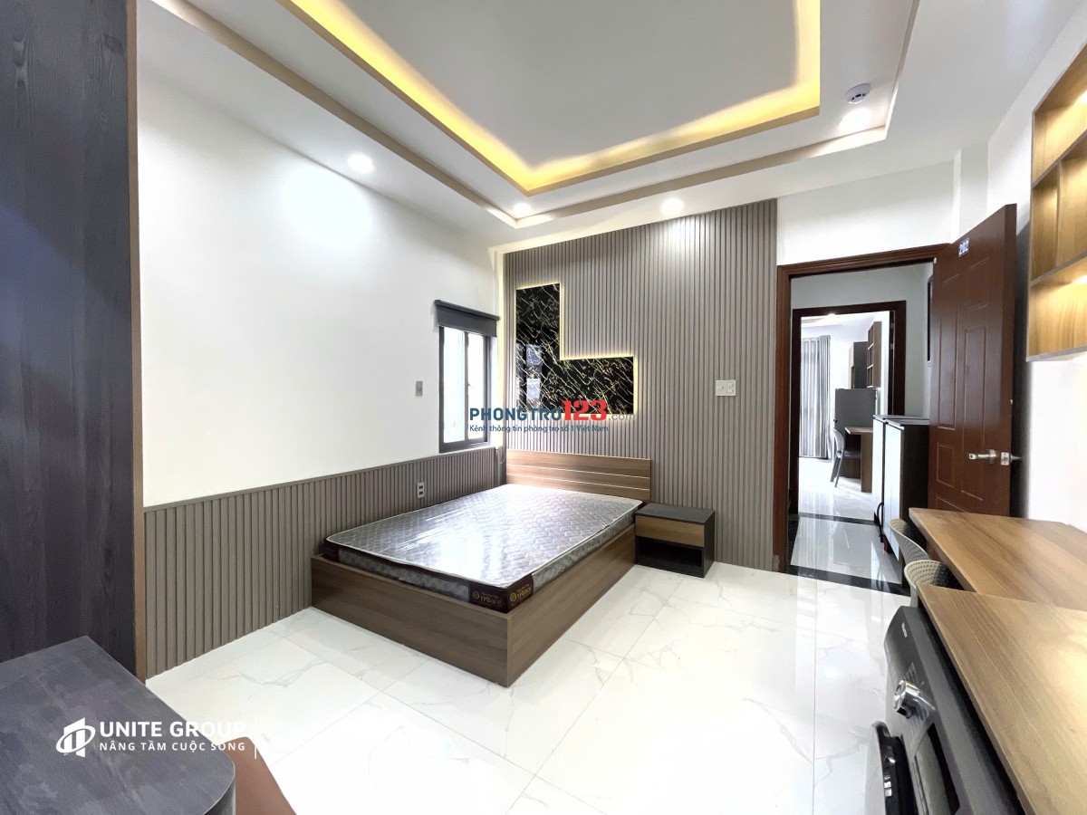 Cho thuê căn hộ tách bếp thang máy Lê Quang Định, Bình thạnh. Gần chợ Bà Chiểu, đại học Văn Lang