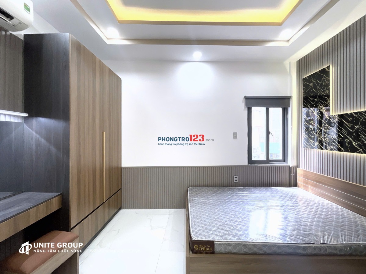 Cho thuê căn hộ tách bếp thang máy Lê Quang Định, Bình thạnh. Gần chợ Bà Chiểu, đại học Văn Lang