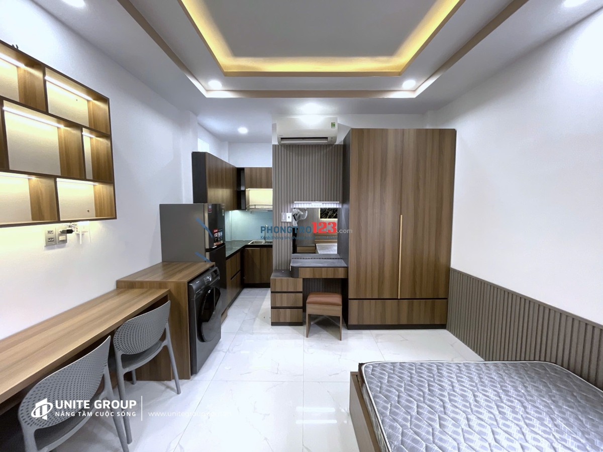 Cho thuê căn hộ tách bếp thang máy Lê Quang Định, Bình thạnh. Gần chợ Bà Chiểu, đại học Văn Lang