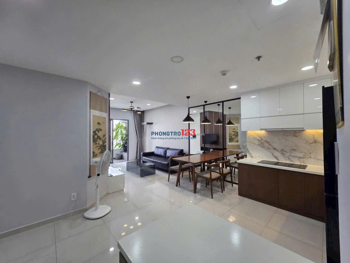 Chung cư Cộng Hòa Plaza, Tân Bình: 97m2, 3p ngủ,Có nội thất,14tr/th