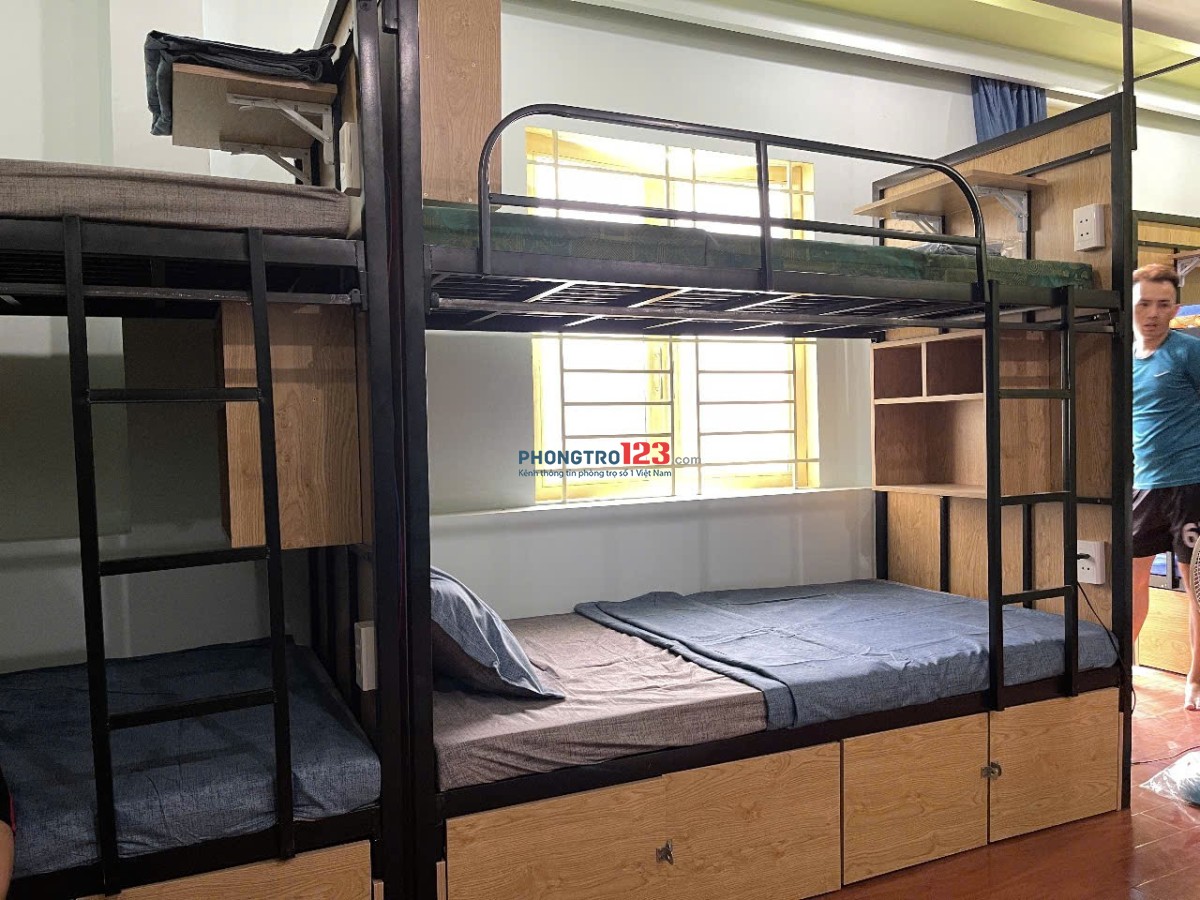 Ký túc xá ở ghép full nội thất sạch sẽ thoáng mát ngay trung tâm gò vấp