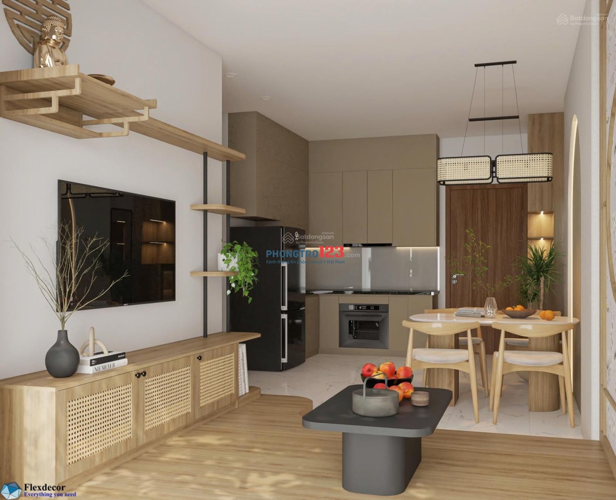 Cho thuê căn hộ 2PN, 1WC, 50m2 tại Khang Điền Bình Tân full nội thất giá 10,5tr