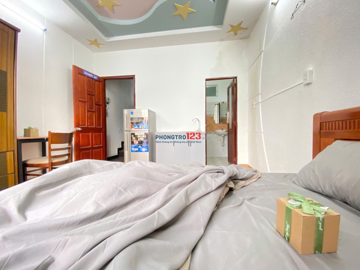 CHO THUÊ CHDV FULL NỘI THẤT VIEW CỬA SỔ TRỜI THOÁNG MÁT NGAY EMART PHAN HUY ÍCH