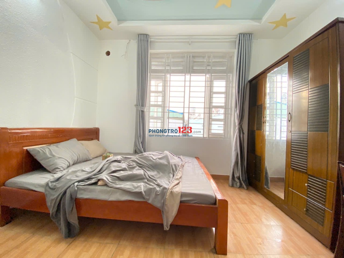 CHO THUÊ CHDV FULL NỘI THẤT VIEW CỬA SỔ TRỜI THOÁNG MÁT NGAY EMART PHAN HUY ÍCH