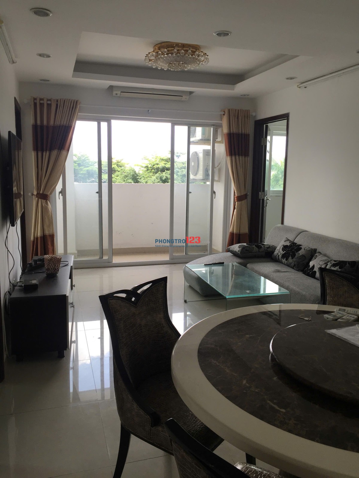 CHO THUÊ CĂN HỘ SÂN VƯỜN CHUNG CƯ THÁI SƠN Q.BÌNH TÂN -116M2 - 3PN 2VS - 9TRIỆU-SẴN NỘI THẤT