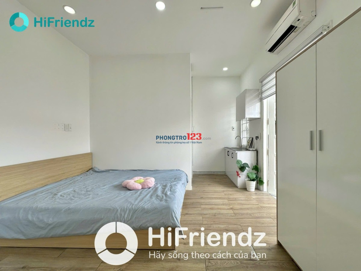 Phòng Cho Thuê Phú Nhuận_Bancong siêu thoáng, Full nội thất_Gần Lê Văn Sỹ, giáp Q3, Q1