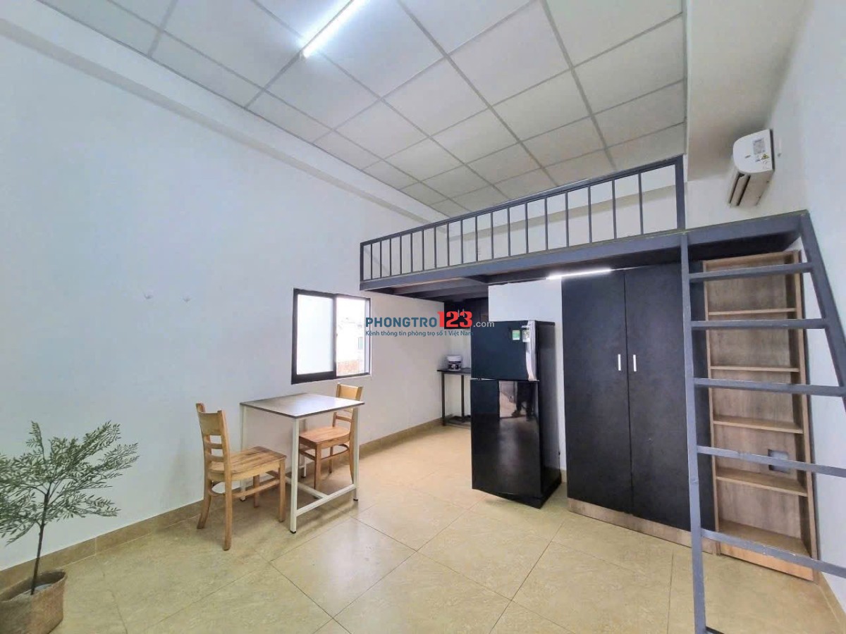 PHÒNG CÓ GÂC FULL NỘI THẤT CỬA SỔ TRỜI NGAY CHỢ HẠNH THÔNG TÂY