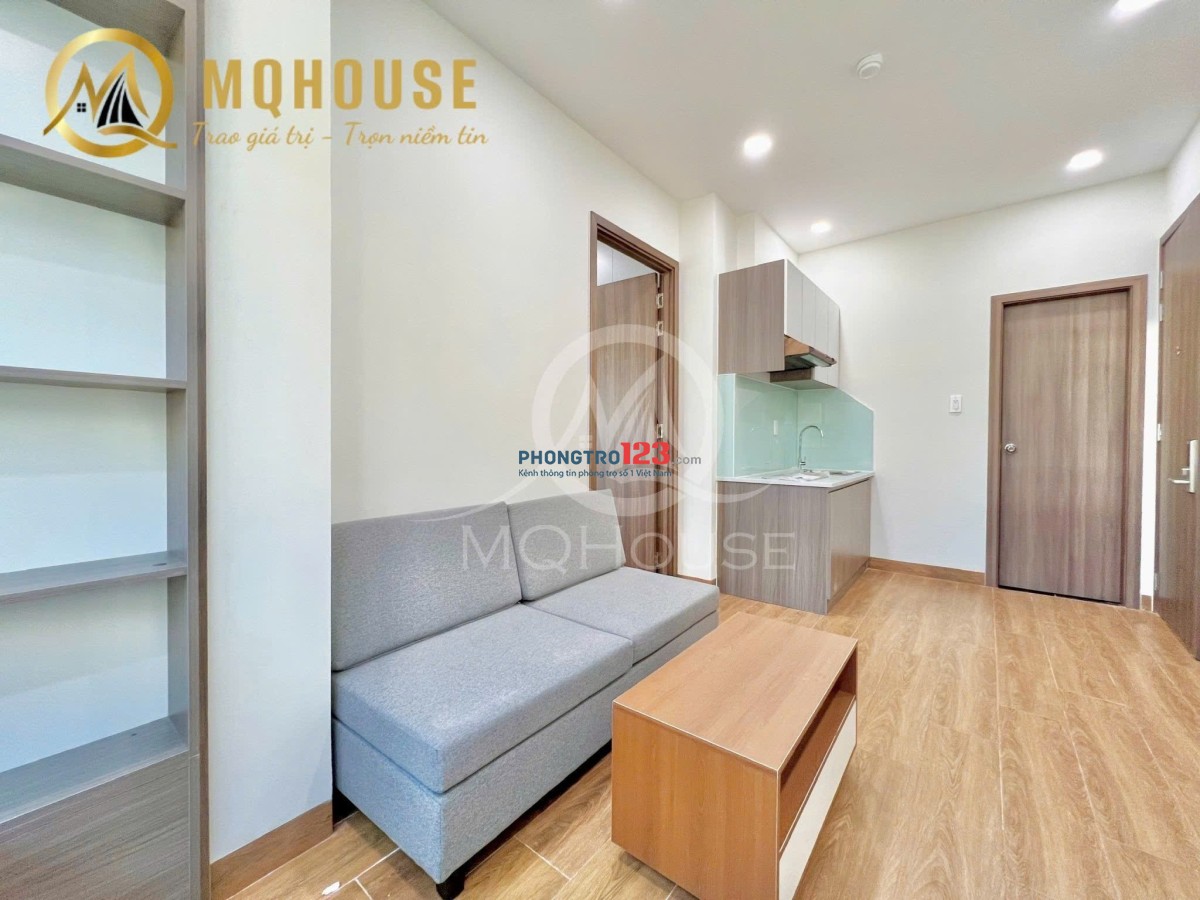 Căn hộ 1pn full nội thất rộng 50m2 cửa sổ lớn gần sân bay, ga T3, Lăng Cha Cả, quận Tân bình