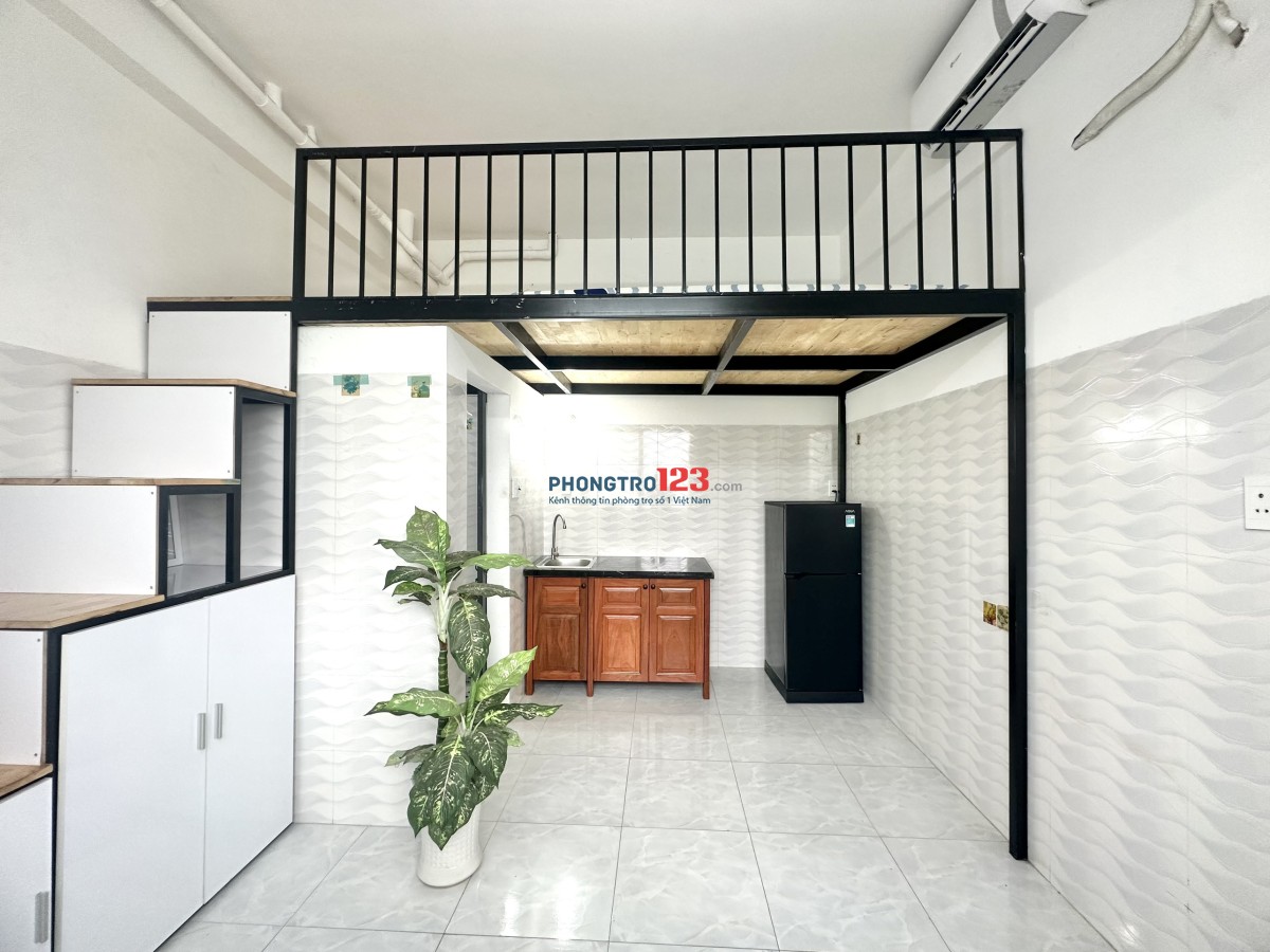 Gác lửng 25m2 full nội thất gần Emart GV, ĐH IUH, ĐH Văn Lang