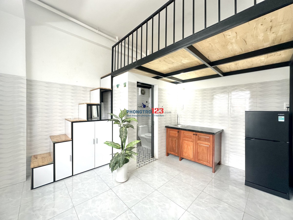 Gác lửng 25m2 full nội thất gần Emart GV, ĐH IUH, ĐH Văn Lang