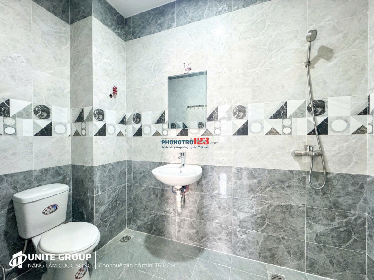 CHO THUÊ PHÒNG MỚI XÂY BÌNH THẠNH GẦN BÀ CHIỂU, BANCONG, CỬA SỔ, NHÀ THANG MÁY, HẦM XE CHỈ TỪ 5-6TR