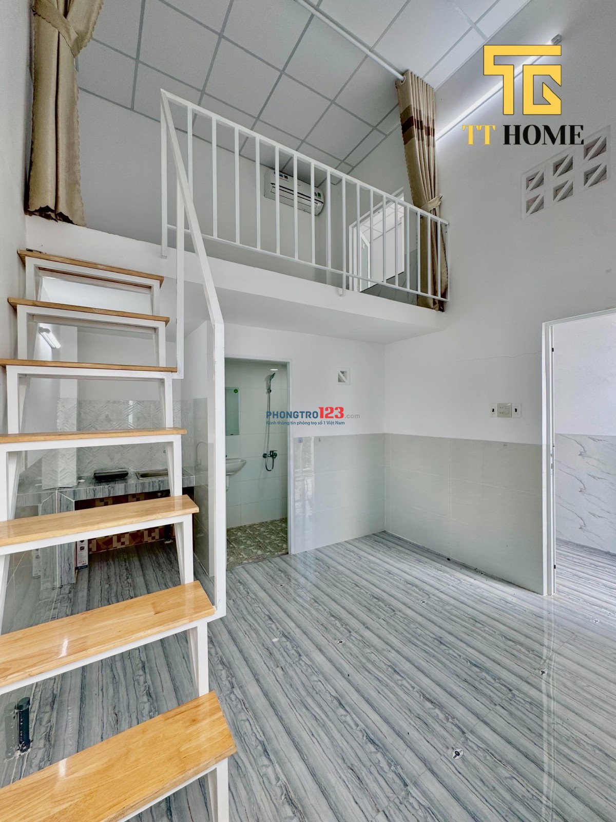 2,5 Triệu, Phòng trọ gác cao 2m, dt 30m2, KDC Hồng Loan, Gần ĐH Tây Đô