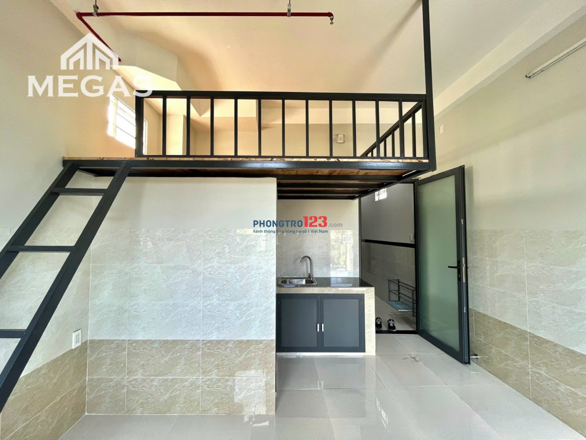 PHÒNG TRỌ CÓ GÁC, BANCOL, MÁY LẠNH, MÁY GIẶT RIÊNG, NÓNG LẠNH NGAY CVPM QUANG TRUNG