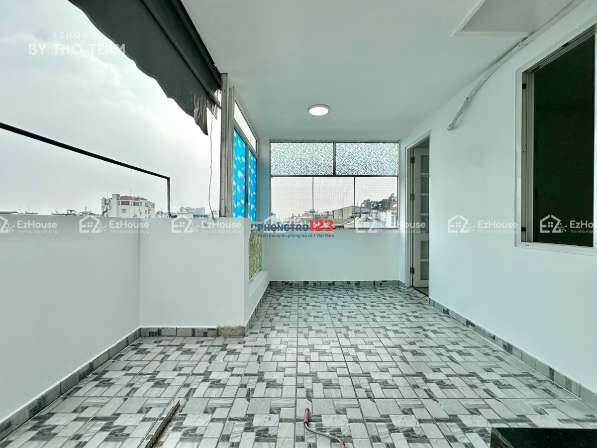 CHO THUÊ CĂN HỘ 1 PHÒNG NGỦ BAN CÔNG ĐÔI 60m2 FULL NỘI THẤT, GẦN SÂN BAY TÂN SƠN NHẤT & ETOWN